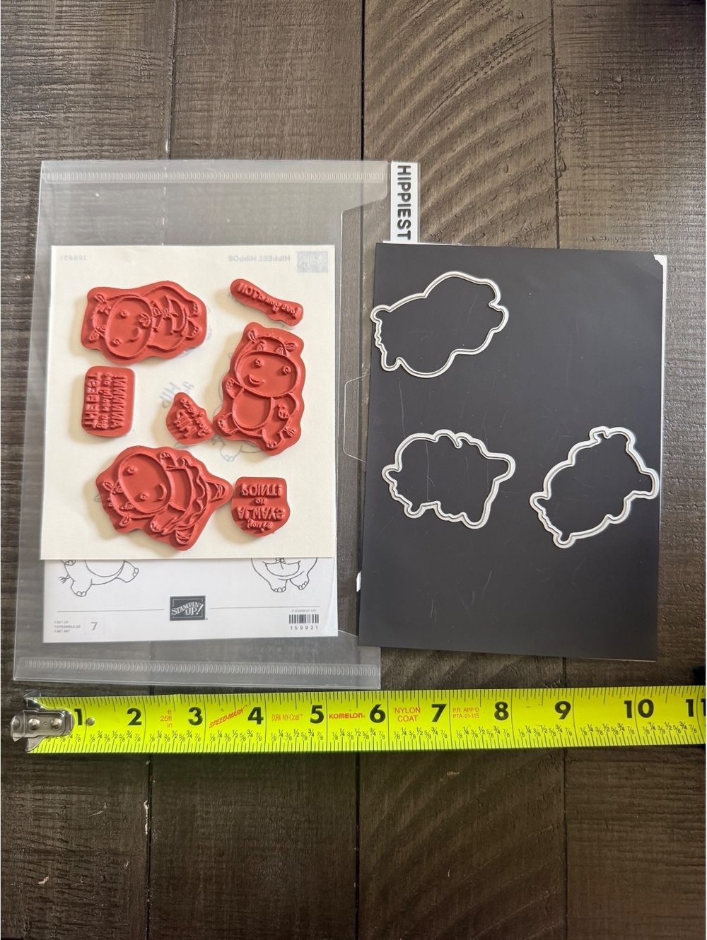 Stampin’ Up Hippest Hippos stamp set with 3 die cuts - Picture 3 of 4